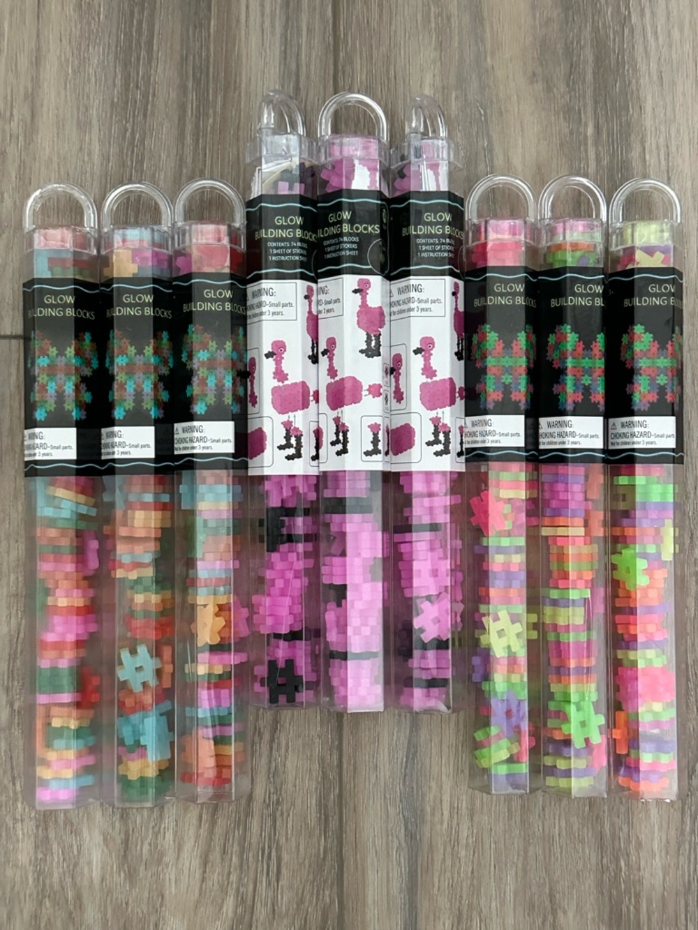 Target 2026 Spring Release GLOWING Hashtag Building Blocks X9